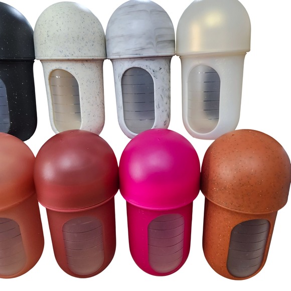 Big Lot Of Boon Nursh Baby Bottles 8 oz and Size 3, 2 & 1 Nipples & Storage Buns - Picture 10 of 16